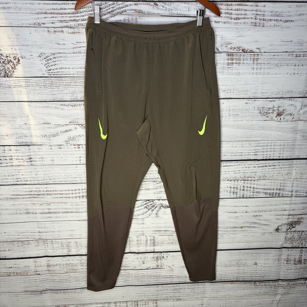 Nike Dri-Fit ADV Lined AeroSwift Running Pants Race NO DRAWSTRING Men’s Medium