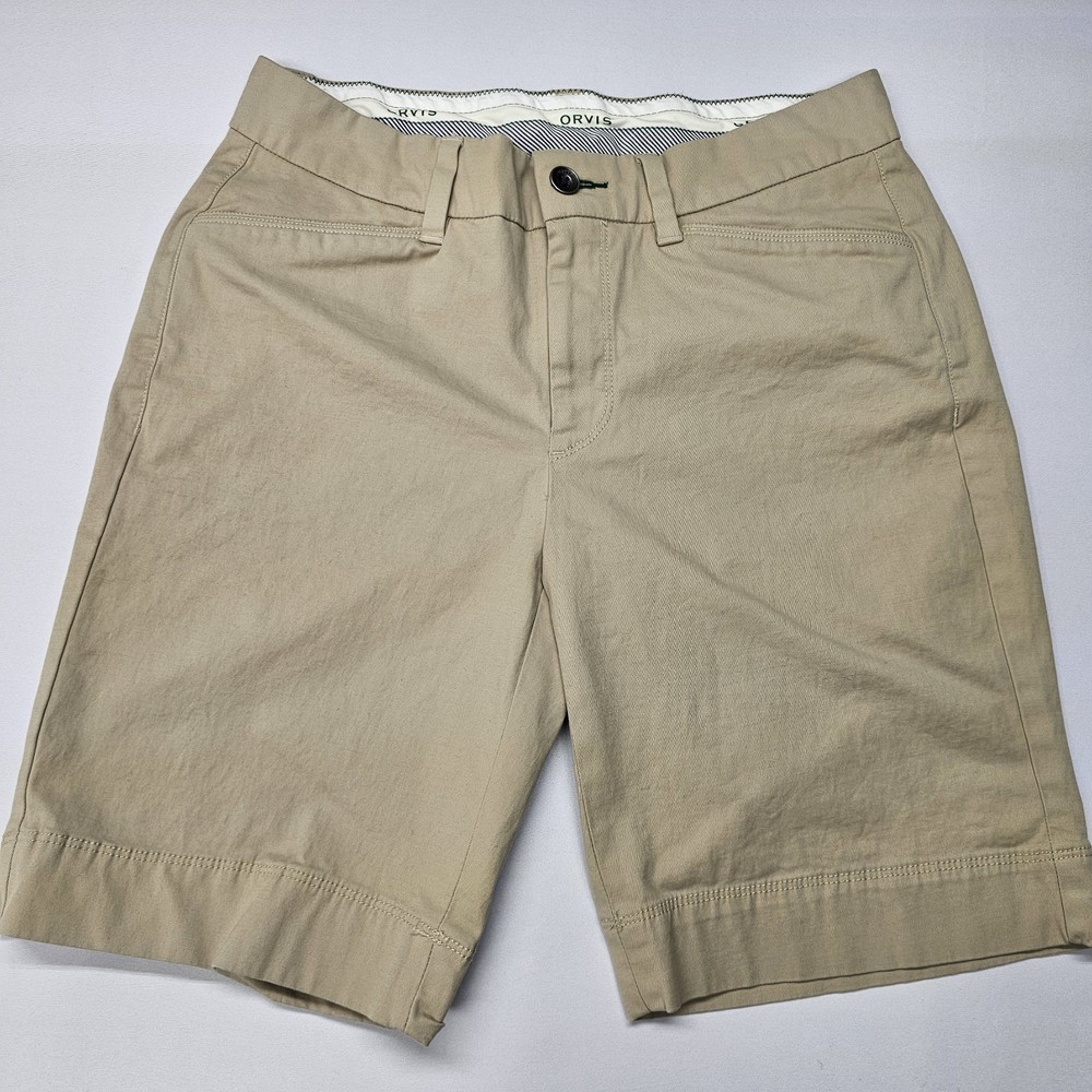 Orvis Womens Chino Khaki Performance  Golf Shorts Size 6 Rn#70534