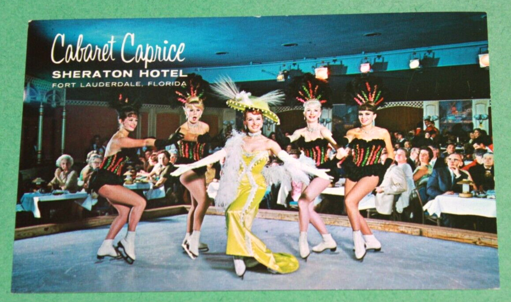 Vintage Travel Postcard Cabaret Caprice Fort Lauderdale FL