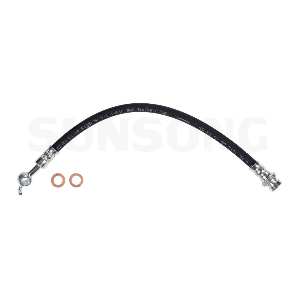 Sunsong 2206452 Brake Hydraulic Hose For 13-17 Hyundai Kia Santa Fe Sorento
