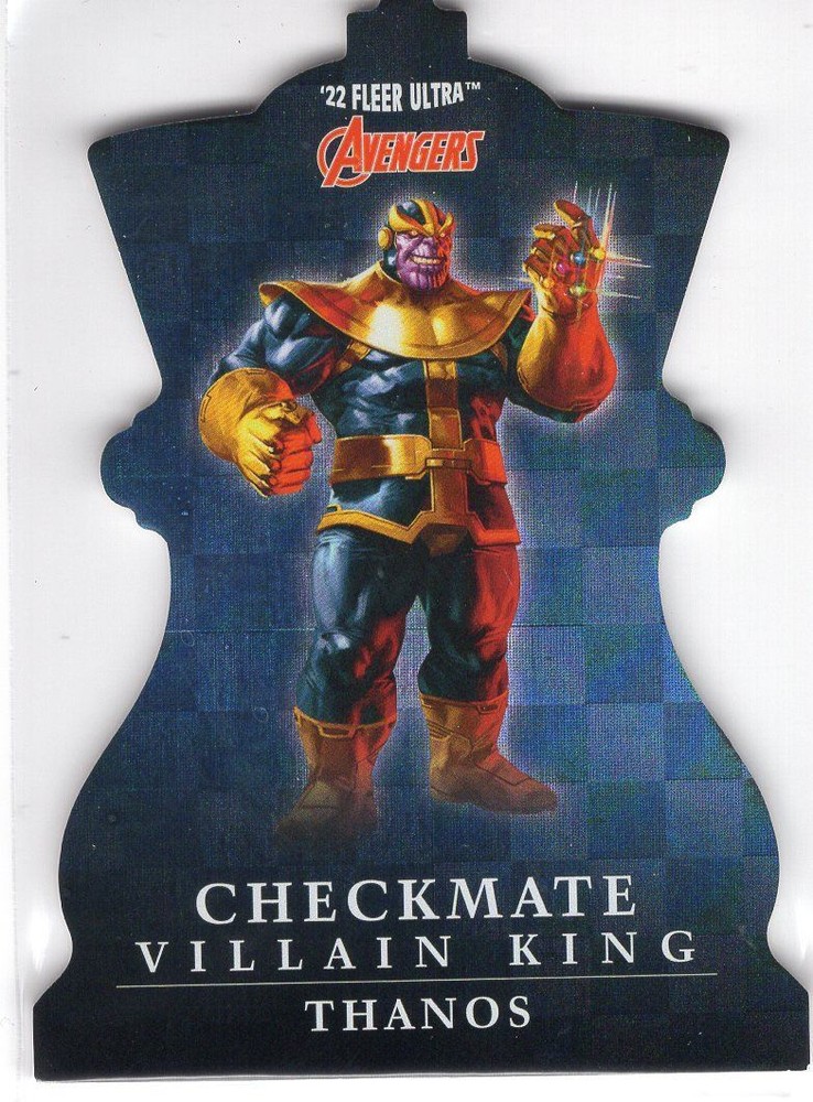 Marvel Fleer Ultra Avengers 2022 Checkmate Chase Card CP-31 Thanos