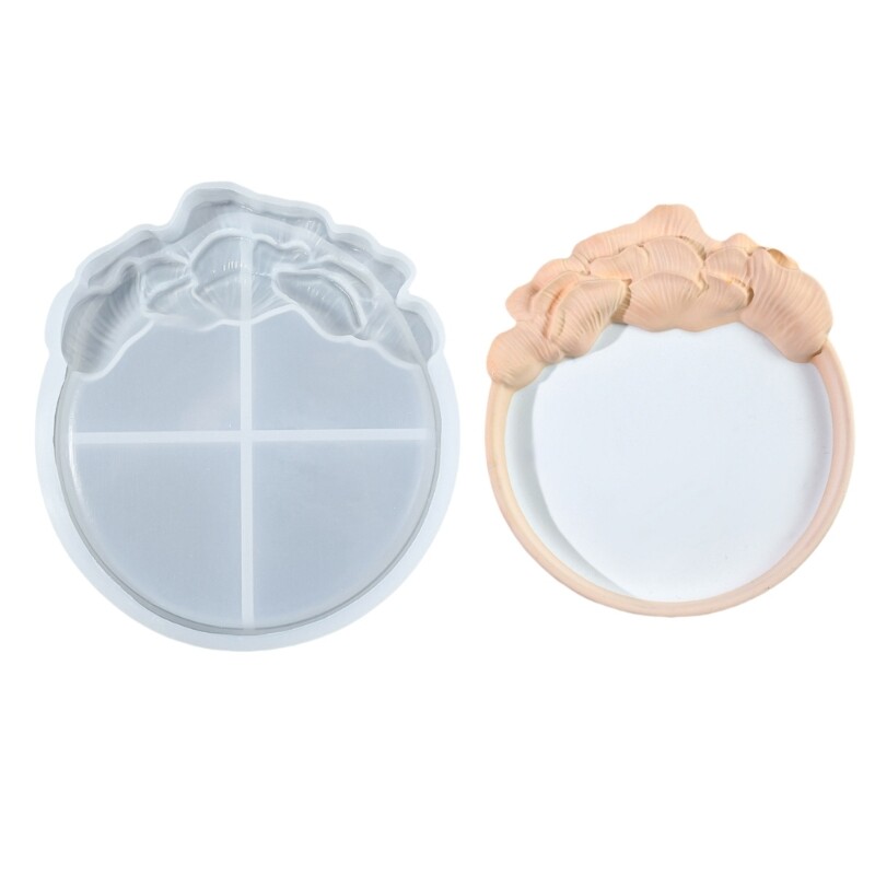 Silicone Resin Mold for DIY Shell Tray Dish Crafting