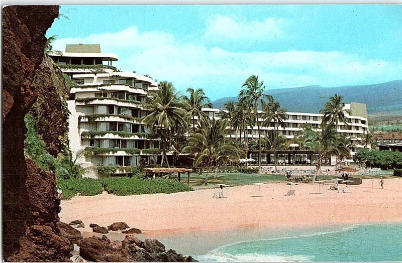 Postcard HOTEL SCENE Maui Hawaii HI m/09 AI9693