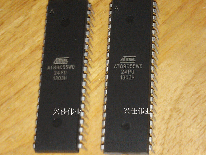 5pcs AT89C55WD-24PU DIP-40 8-bit Microcontroller with 20K Bytes Flash IC