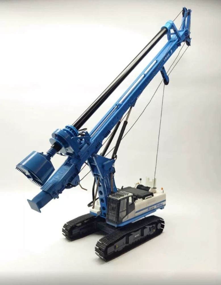 Yutong crane model 1/43 scale heavy equipment foundation #b17f50