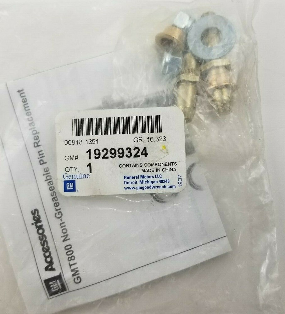 Genuine GM door hinge pin kit part number 19299324