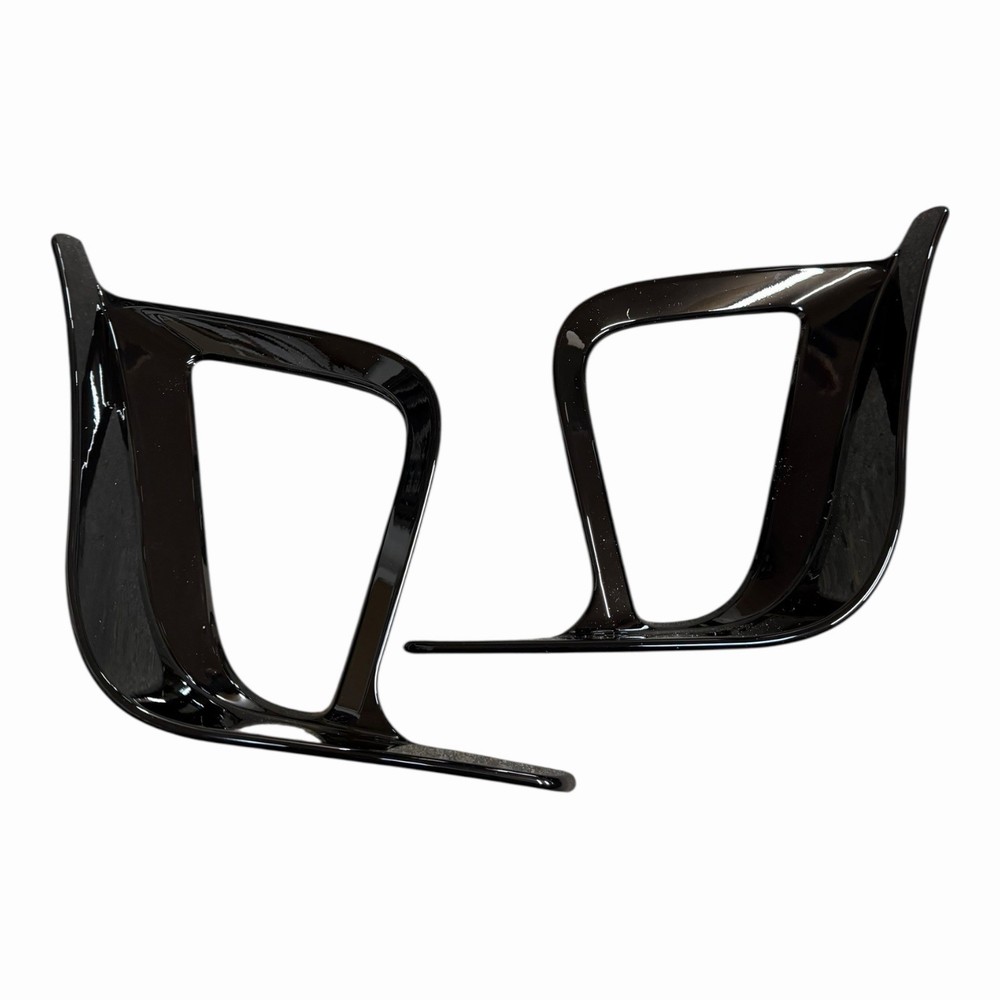 Gloss Black Front Bumper Canards for Abarth 2016-2024 599 595 695 PAIR