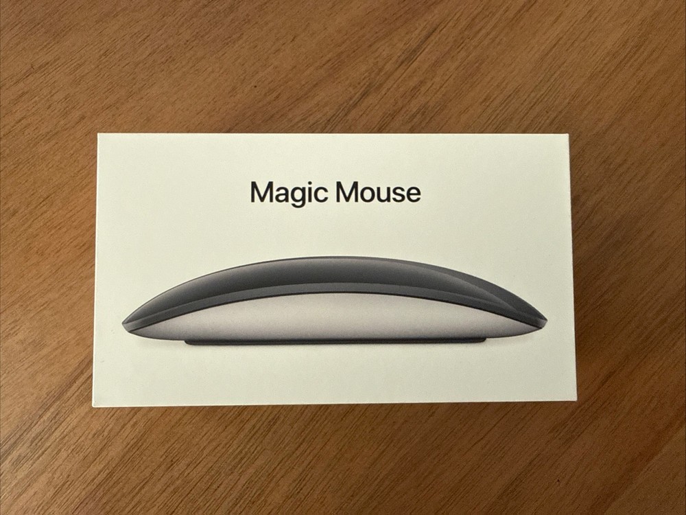 Apple Magic Mouse Wireless USB-C Multi-Touch Surface In Black MXK63AM/A (A3204)
