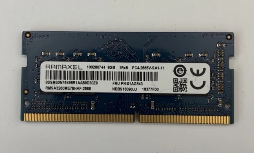 Ramaxel 8GB DDR4 2666MHz PC4-2666V SO-DIMM Laptop Memory RMSA3260ME78HAF-2666