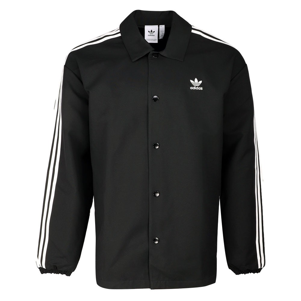 adidas Mesh Coach Button Down Jacket Mens Size XL  Casual Athletic Outerwear IZ1
