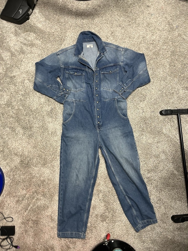 We The Free Women’s Medium Denim Longsleeve Coveralls