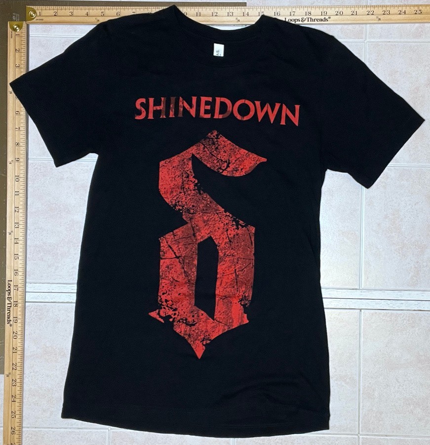 Shinedown The Voices In My Head Are Legendary Band Logo T-shirt Small