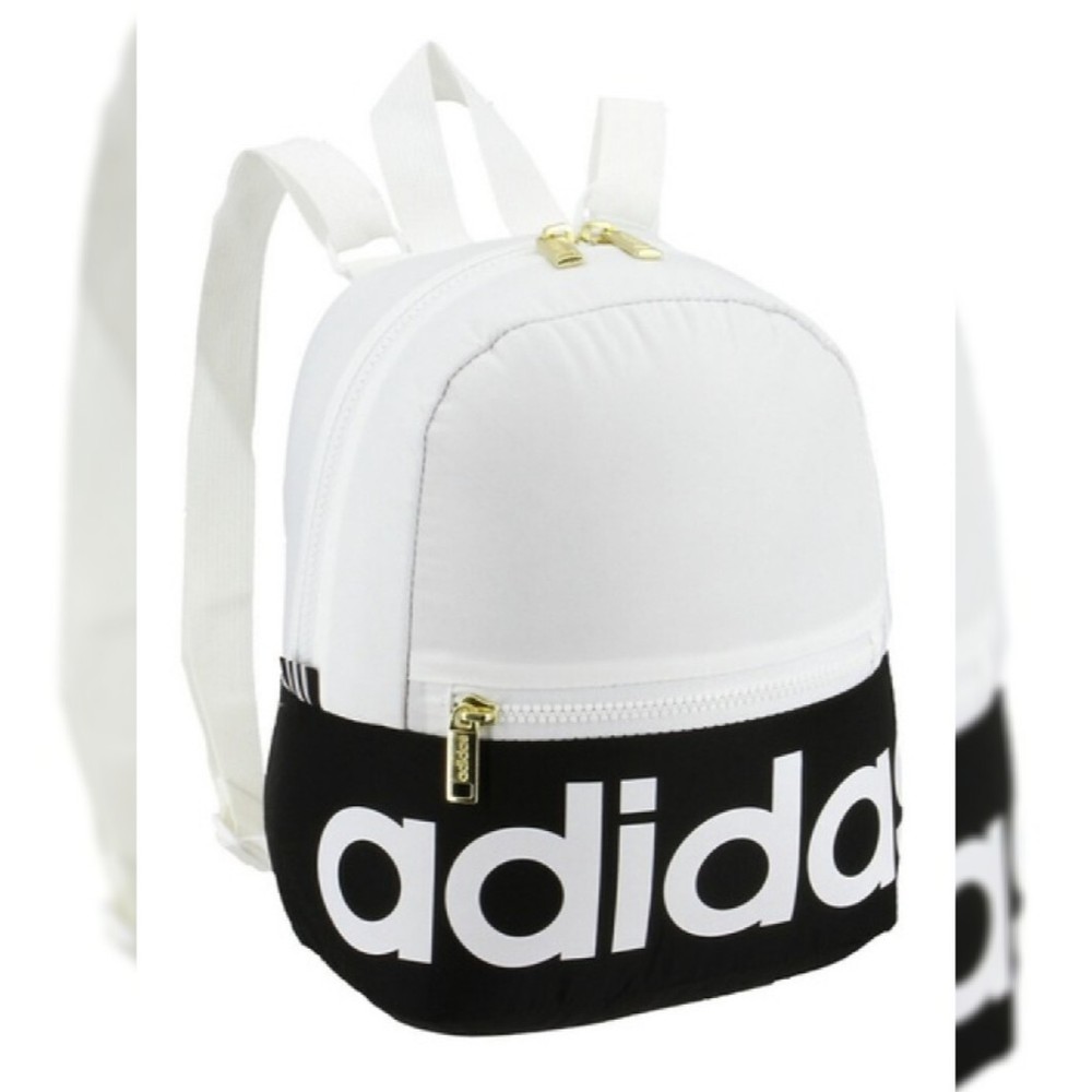 adidas Linear Mini Backpack Adjustable Straps Grey