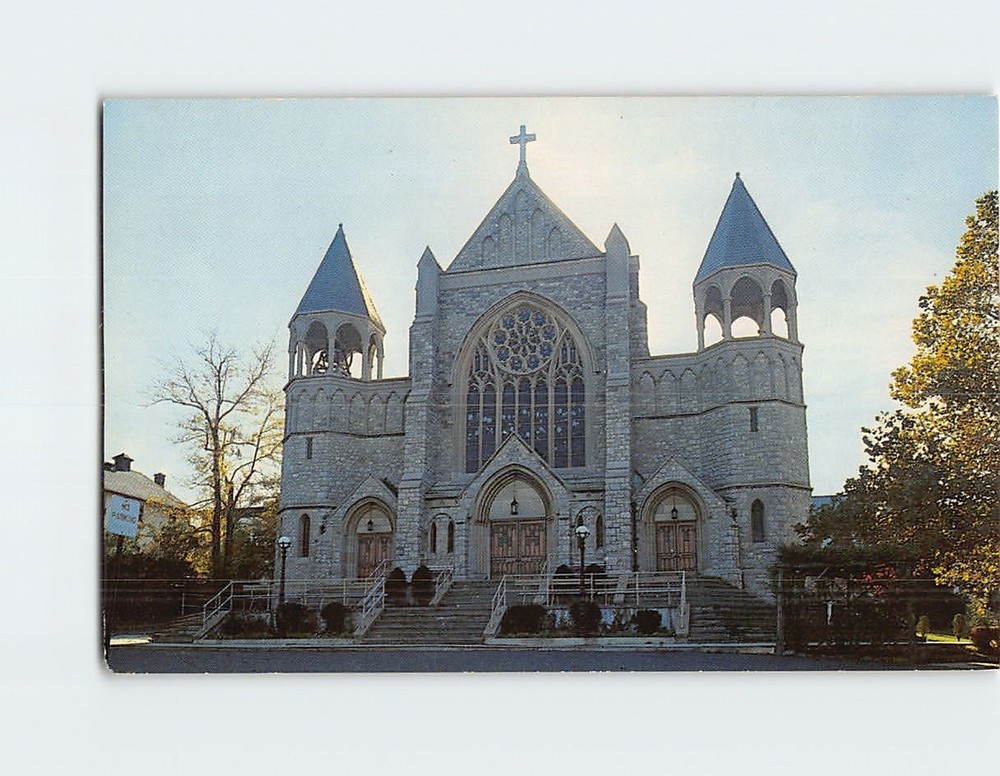 Postcard St. Teresa's Roman Catholic Church Summit Union County New Jersey USA