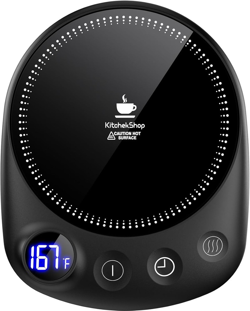 Coffee Mug Warmer - Fastest Heating & Highest Temperature, Cup Black