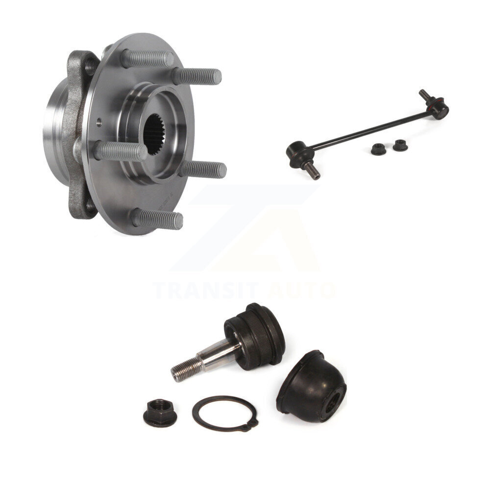 2017 Hyundai Elantra GT Base Front Hub Bearing Ball Joint Link Kit