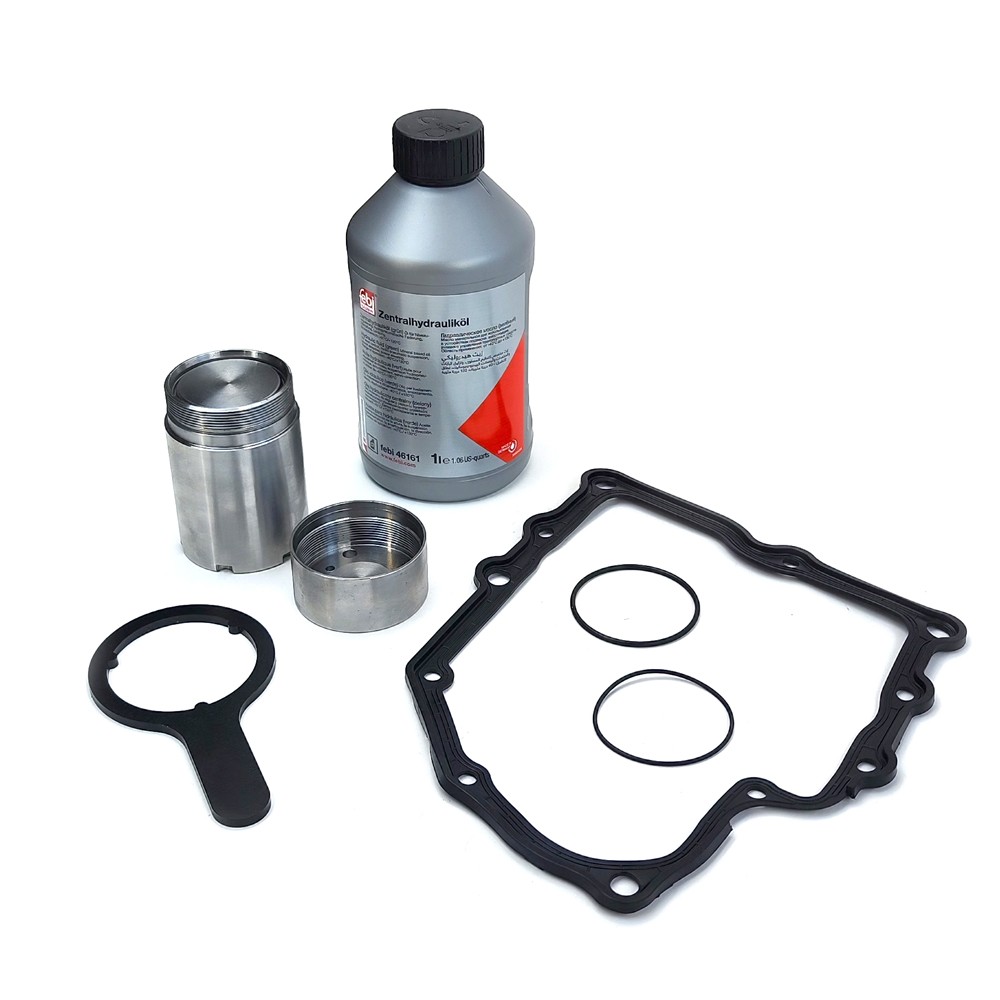 Pressure Accumulator DSG Mechatronics Gasket + 1L Oil for 0AM DQ200 VW Audi Seat Skoda