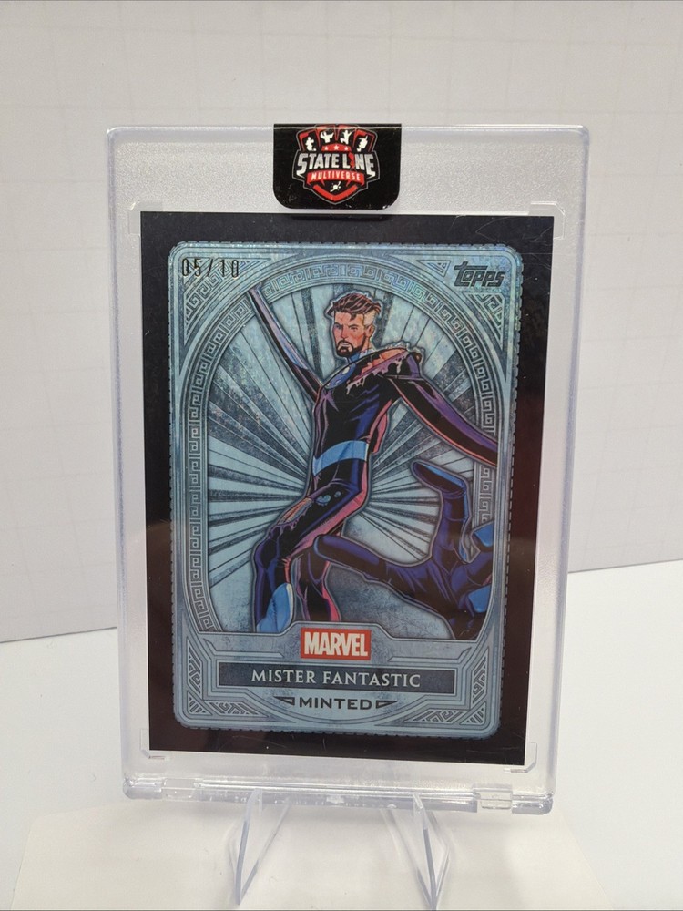 MISTER FANTASTIC 2025 Topps Marvel Mint Black Foil Platinum Card # 05/10