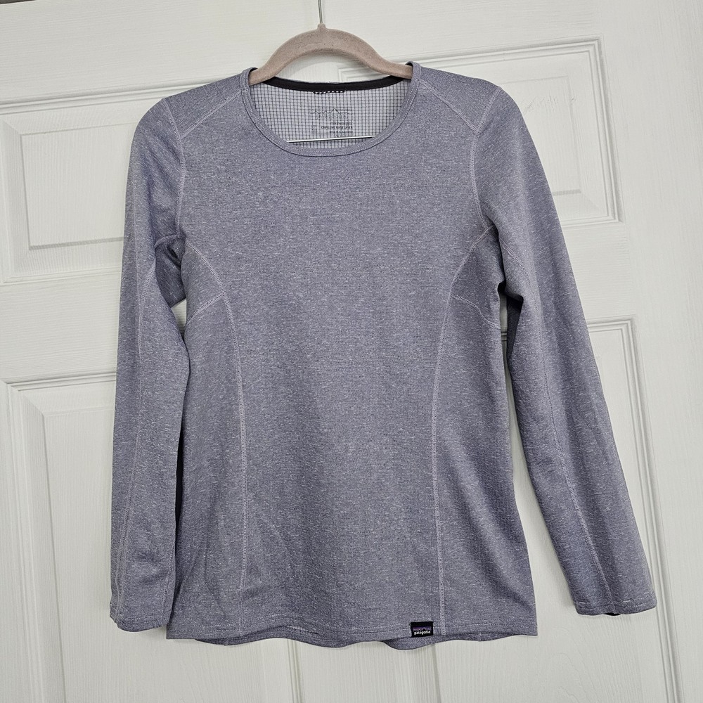 Patagonia Purple Capilene Baselayer Long Sleeve Shirt Women's Xs