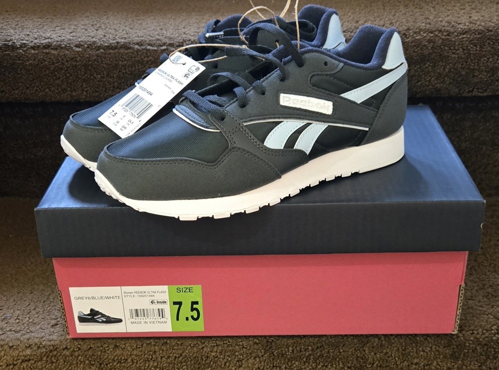 Reebok Women's Ultraflash Running Sneaker Size 7.5 Dark Grey