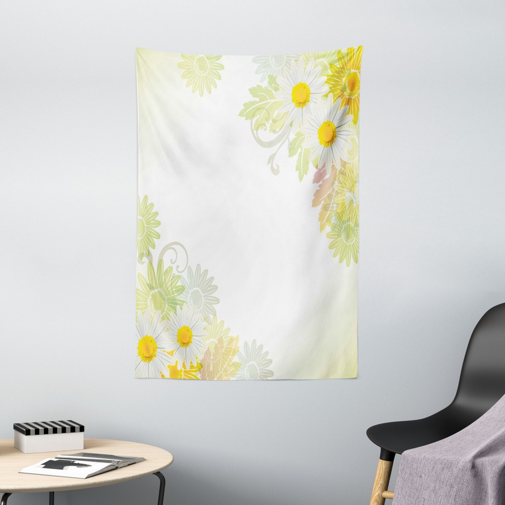 Flower Tapestry Abstract Print Wall Hanging Decor