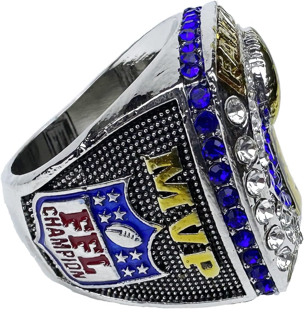 Fantasy Football Championship Ring 2024 Fantasy Football League Ring Display Box