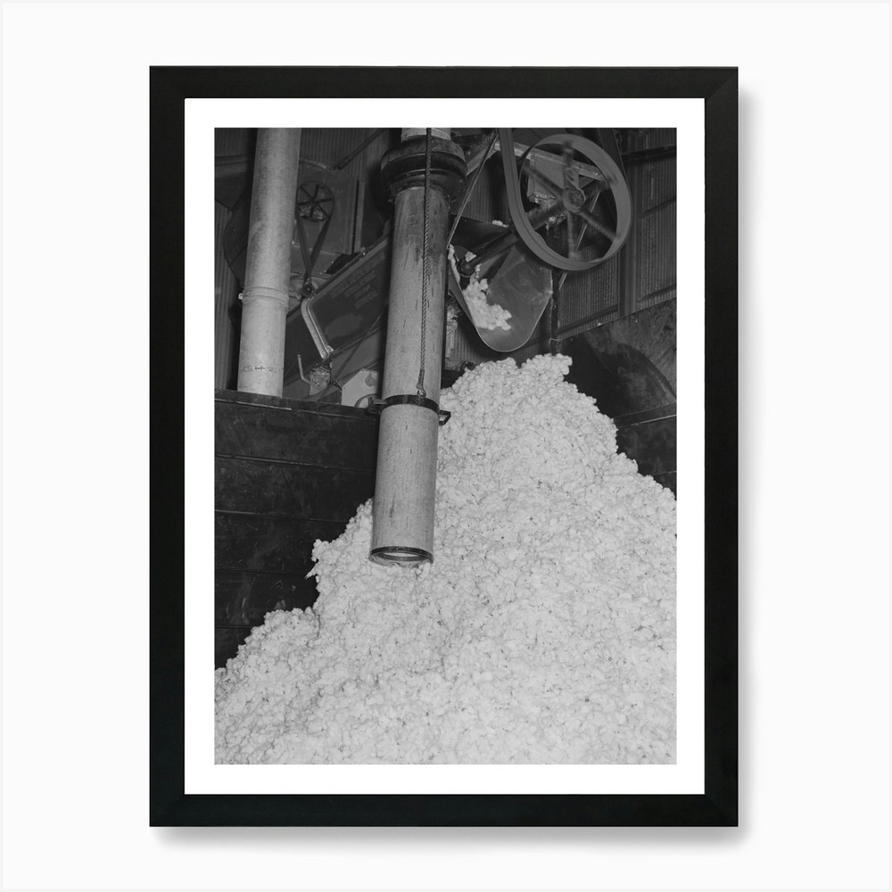Vintage Cotton Gin Suction Pipe Wall Art Canvas Print Framed Poster  