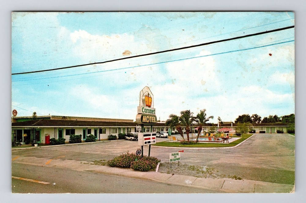 Leesburg FL-Florida, Cornoet Motel, Vintage Postcard