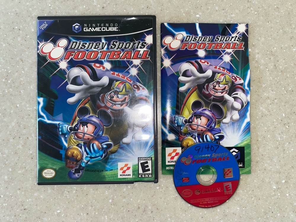 Disney Sports Football (Nintendo GameCube) Complete - Tested