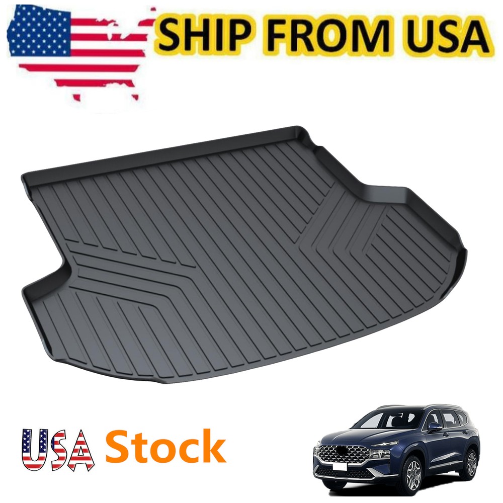 2021-2023 Hyundai Santa Fe 5-Seat Trunk Tray Liner Waterproof Floor Mat  