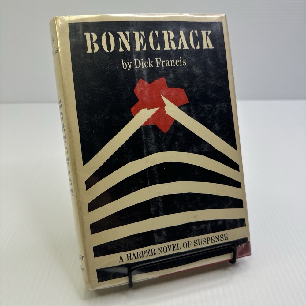Bonecrack Dick Francis Hardcover 1971 Harper Novel of Suspense Vintage Novel