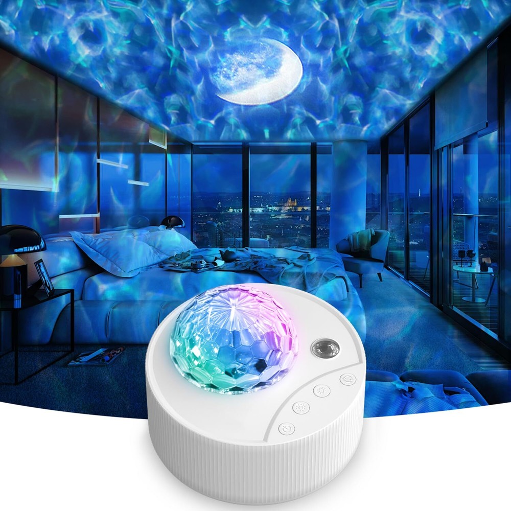 Galaxy Projector for Bedroom, 12 Colors LED Night Light Projector with Moon, ...