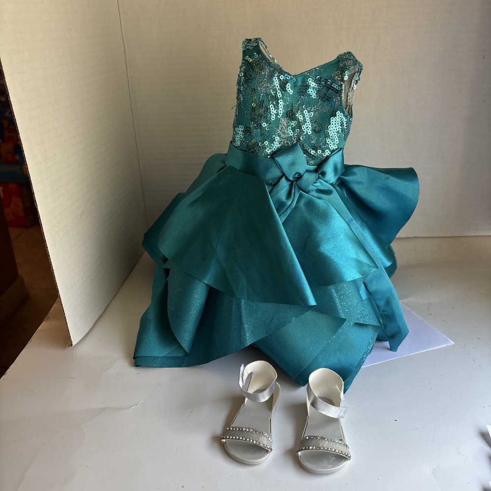 Journey Girl 2017 Celebrate Dress And Shoes For Doll Used May Smell Musty 18 In