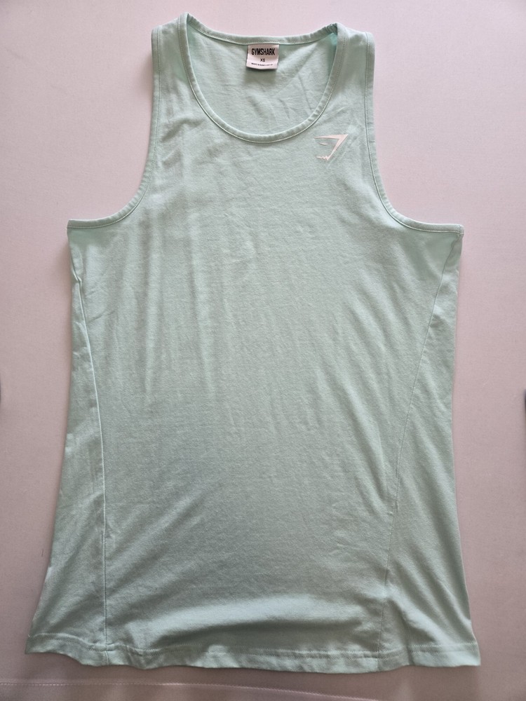 Gymshark Sz Small Men's Athleisure Critical Muscle T Mint  Eco-friendly Apparel