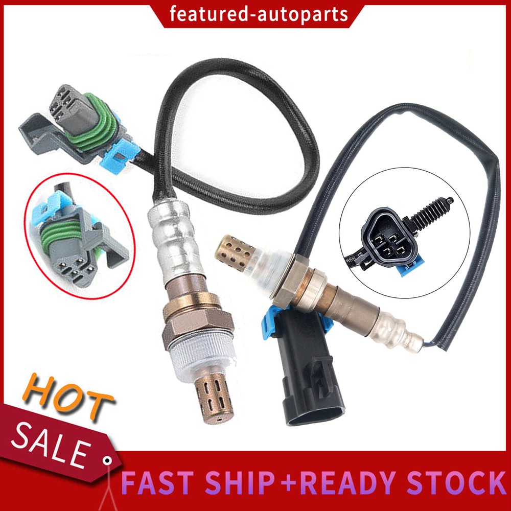 2X Oxygen O2 Sensor Up+Downstream For 09-17 Chevrolet Equinox Malibu GMC Terrain