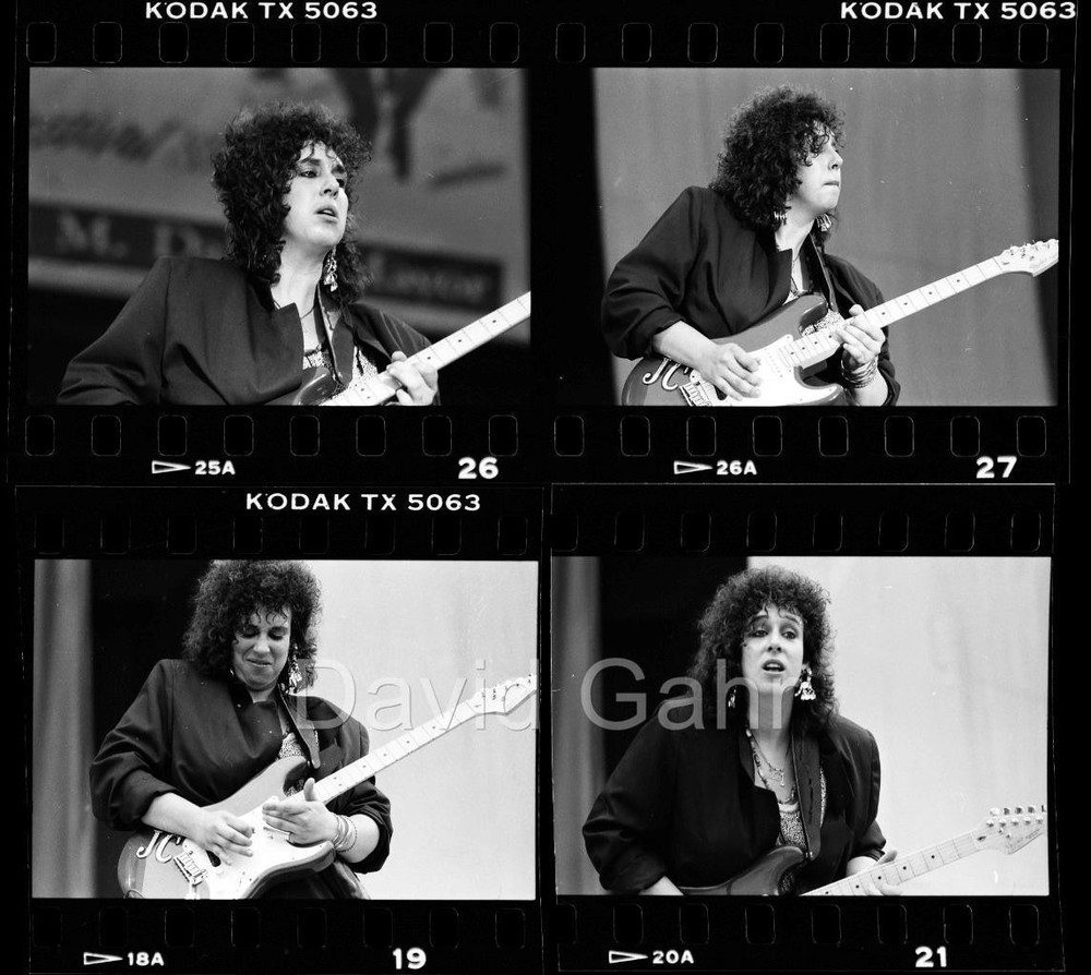 '89 Joanna Connor Chicago Blues Fest Old Original Gahr 35mm 4 Negative Lot C595