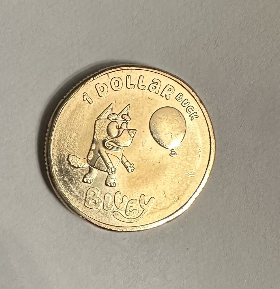 🔥🔥2024 $1 Dollar Bluey Bucks Coin - Bluey - - wth Tracking⭐️🔥. Over 250 Sold