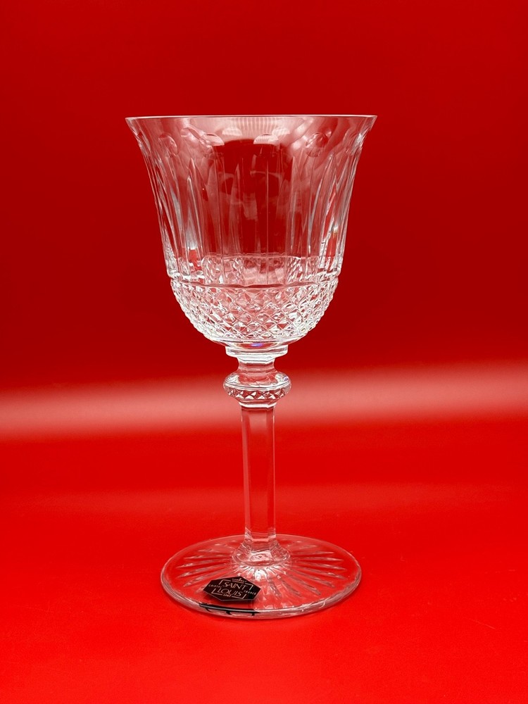 Vintage Saint Louis St. Louis Crystal France TOMMY Wine Glass -  6-5/8”