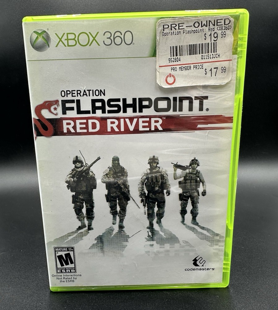 Operation Flashpoint: Red River - Microsoft Xbox 360 Game - Fast Ship 🚚💨