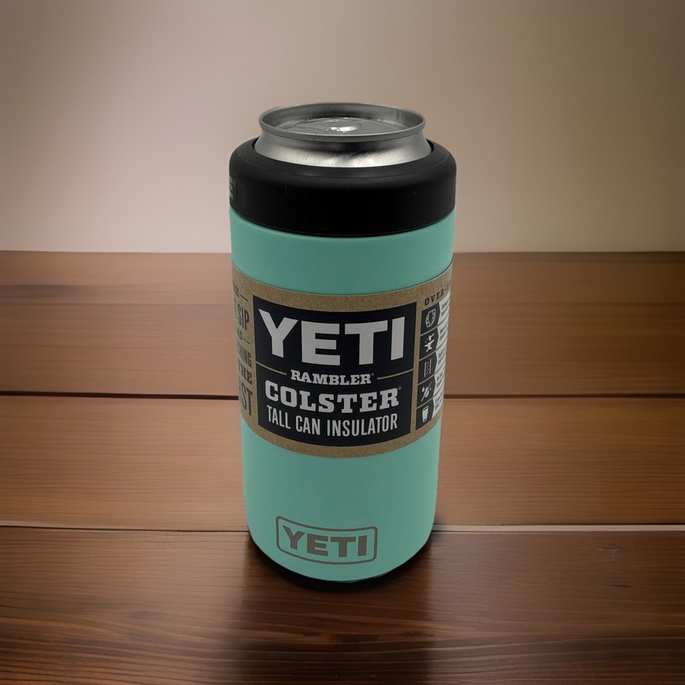 YETI 16oz Rambler Colster Tall Can Insulator Seafoam Discontinued Color NWT