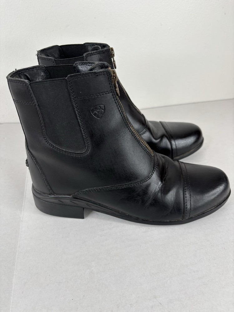 Ariat Boots Wiggle Room Front Zip Fit System Women's Black Size 5