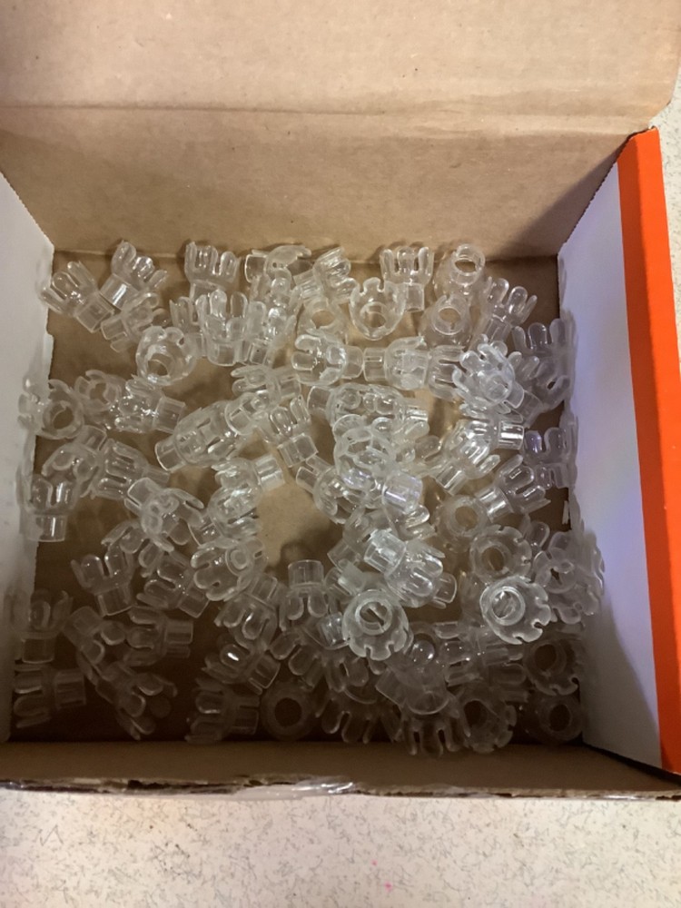 Vintage Flower Tulip Light Bulb Covers Lot of 87 Clear Christmas for String lite