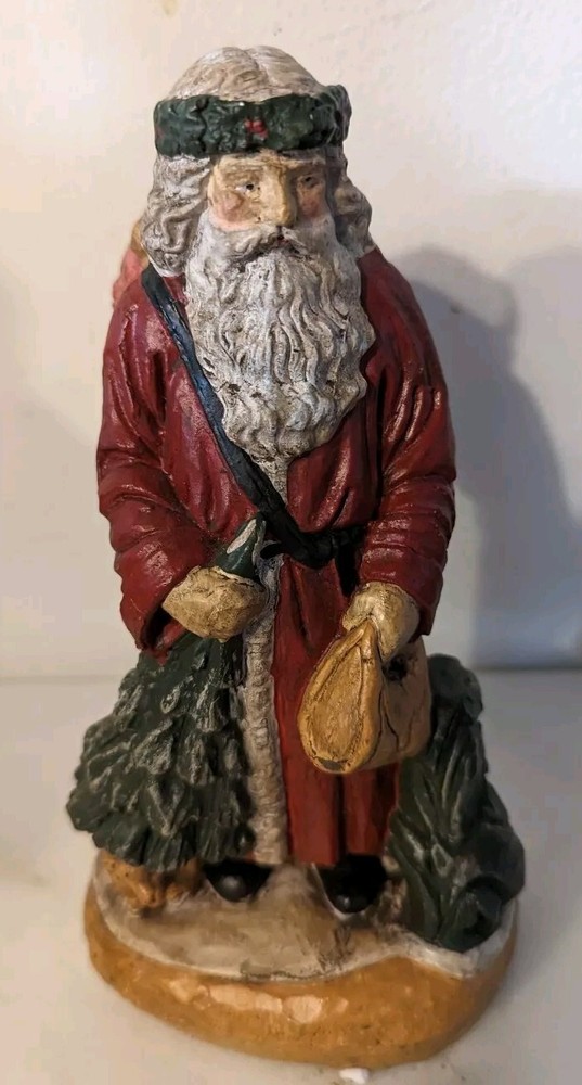 Vintage St Nicholas Paper Mache'  7.5