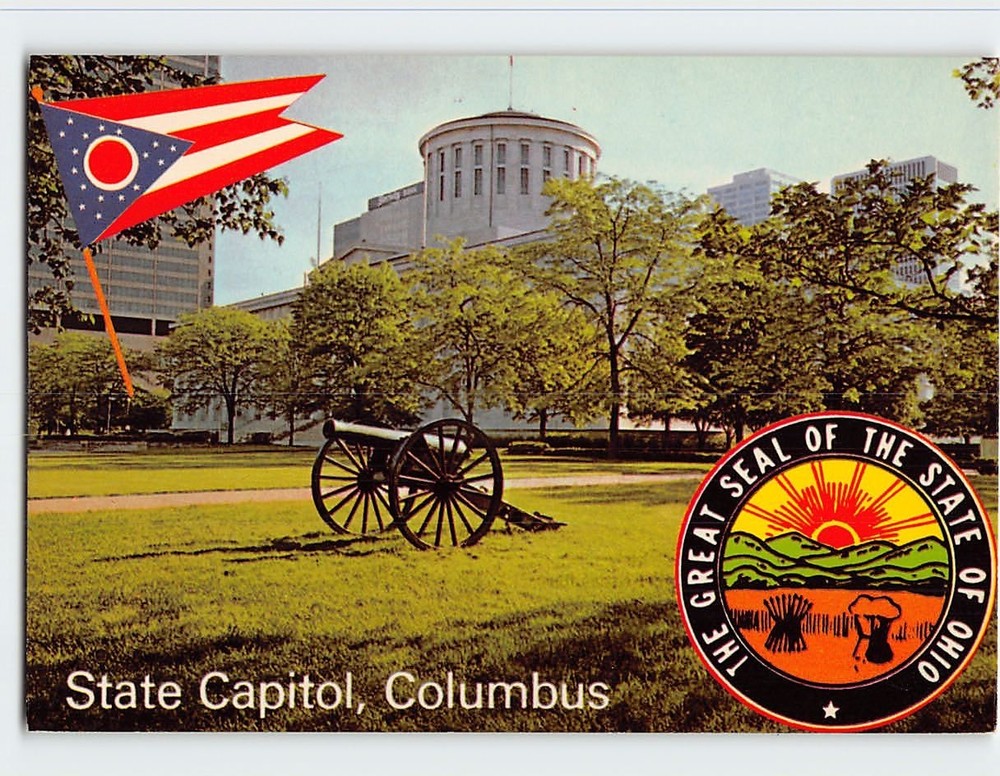 Postcard State Capitol Columbus Ohio USA