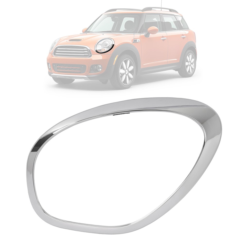 Chrome Headlight Bezel Trim Ring For Mini Cooper Countryman Driver Side 2011-2016