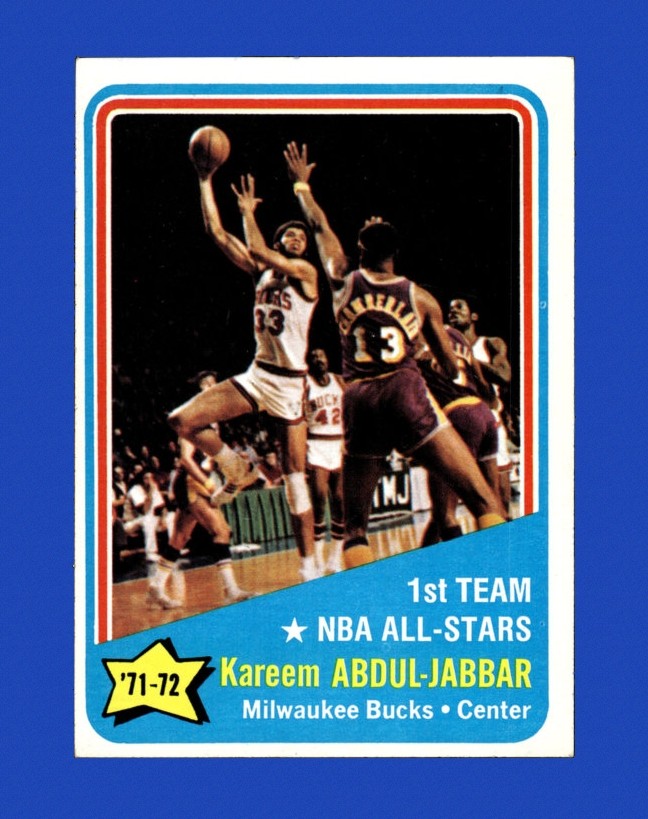 1972-73 Topps Set-Break #163 Kareem Abdul-Jabbar EX-EXMINT *GMCARDS*Consign with Greg Morris Cards