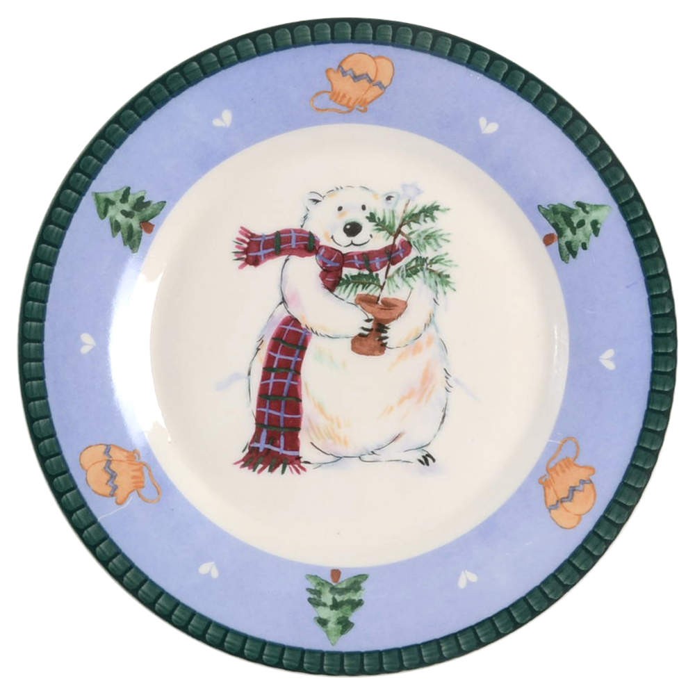 Pfaltzgraff Snow Bear Accent Salad Plate 3836843