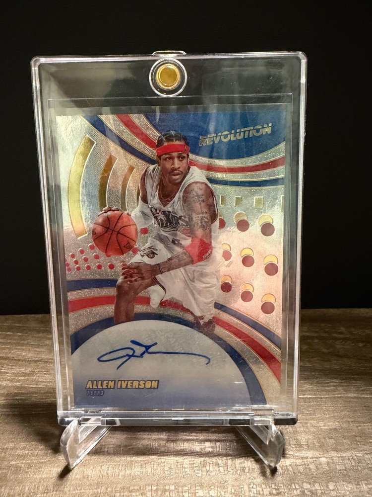 Allen Iverson 2020-21 Panini Revolution Auto