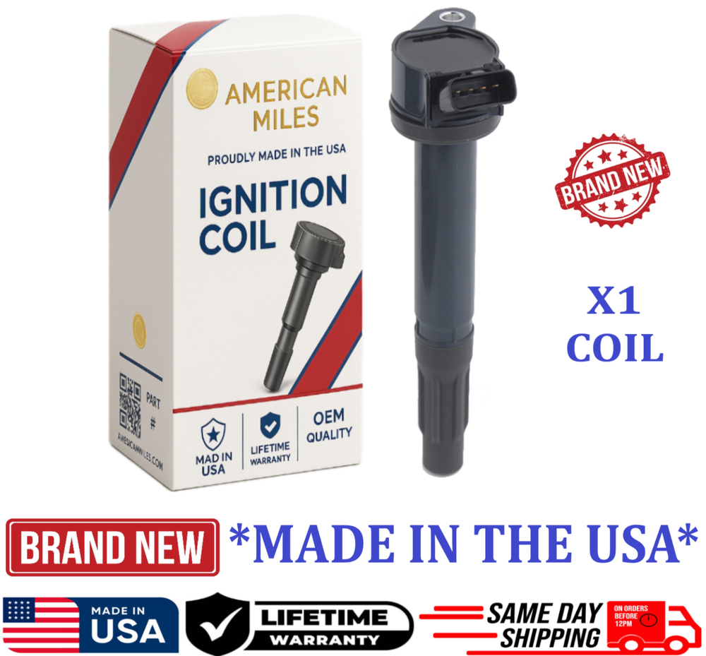 x1 OEM Ignition Coil For 2005-2024 Toyota & Lexus I4 V6 V8, 90919-A2002, GENUINE