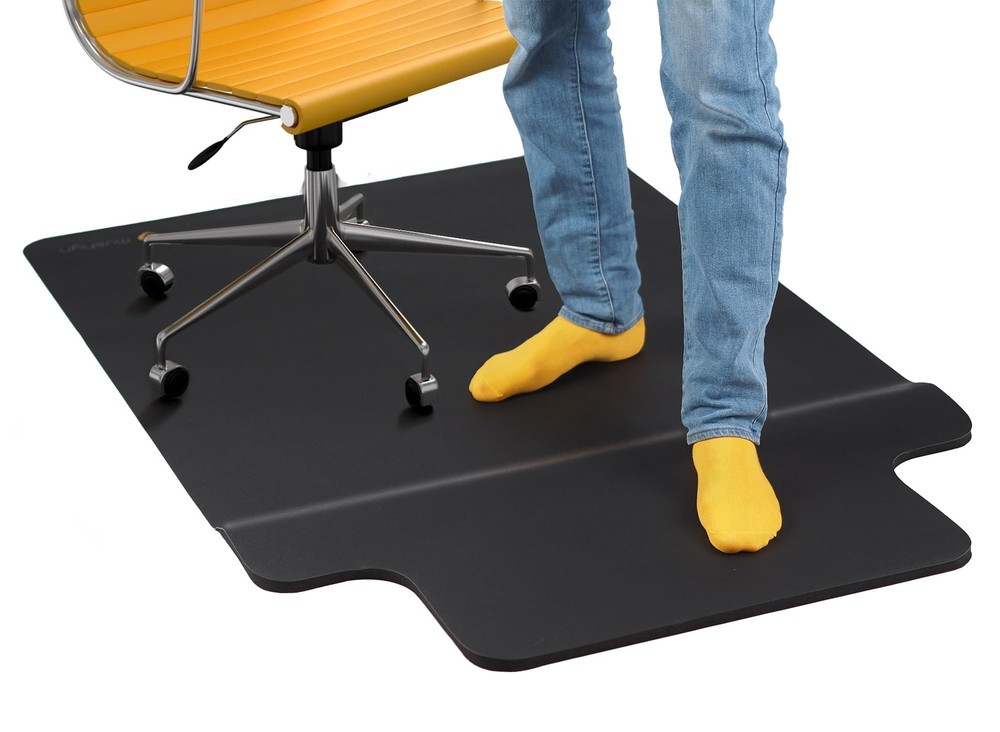 Office Chair Mat with Anti Fatigue Cushioned Foam - 2 in 1 Standing Desk Anti...